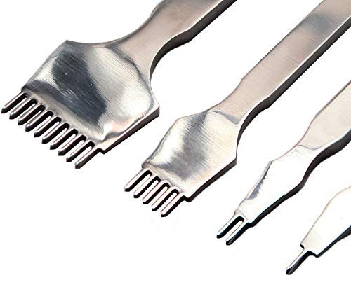 菱目打ち 高速度鋼 4本セット レザークラフト 工具 a294 (5.0mm)as a4597744 菱目打ち 高速度鋼 4本セット レザークラフト 工具 a294 (5.0mm)as a4597744