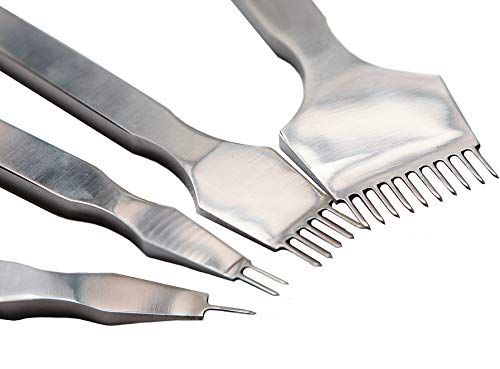 菱目打ち 高速度鋼 4本セット レザークラフト 工具 a294 (5.0mm)as a4597744 菱目打ち 高速度鋼 4本セット レザークラフト 工具 a294 (5.0mm)as a4597744