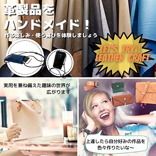 3world レザークラフト ミニショルダーバッグ おためし入門 キット 牛本革 カット 穴あけ 済み 針 糸 付属 SW1951ブラックas 8d534f53