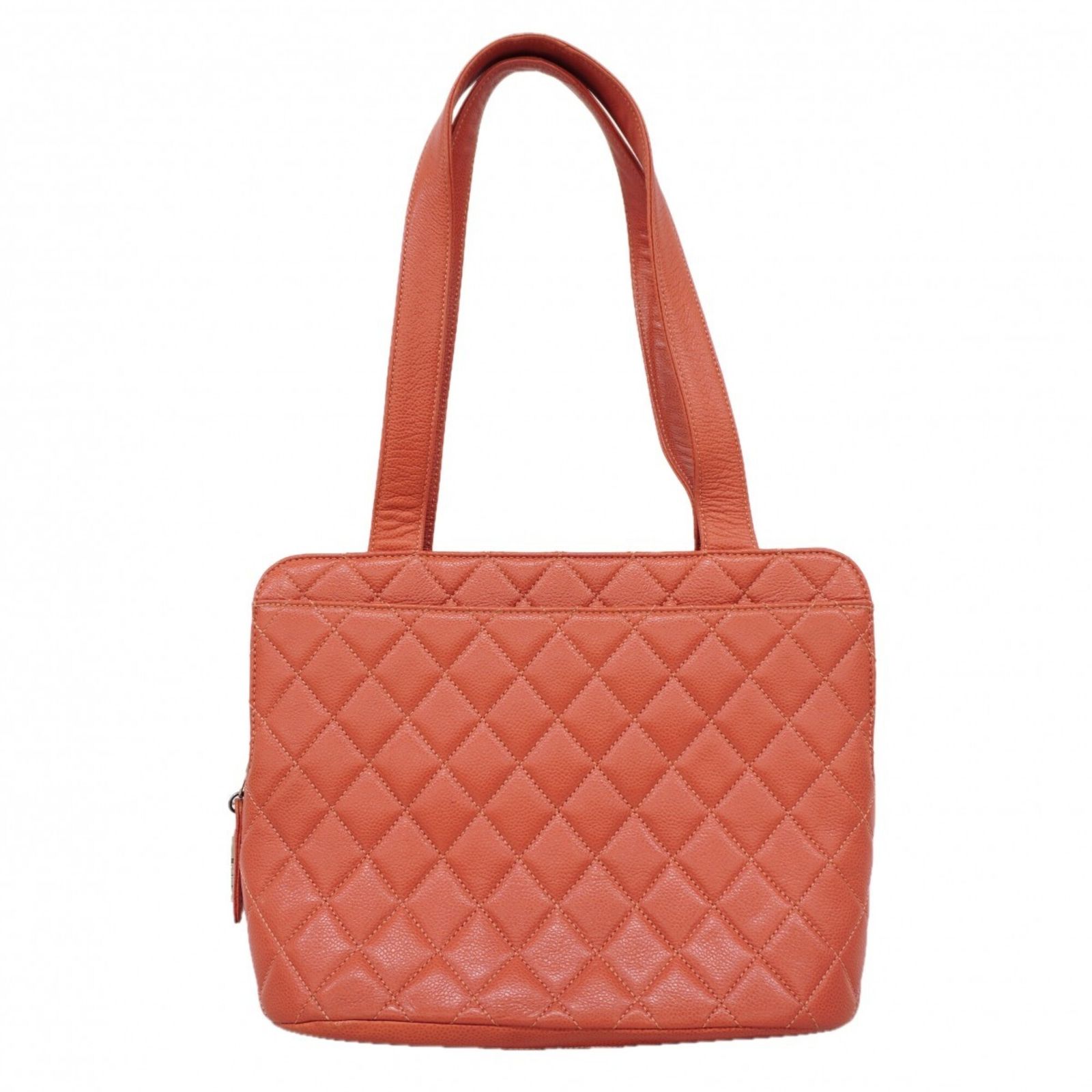 美品【CHANEL】マトラッセ　ピンク　キャビアスキン　トートバッグ シャネル(Chanel) シャネル トートバッグ マトラッセ キャビアスキン
