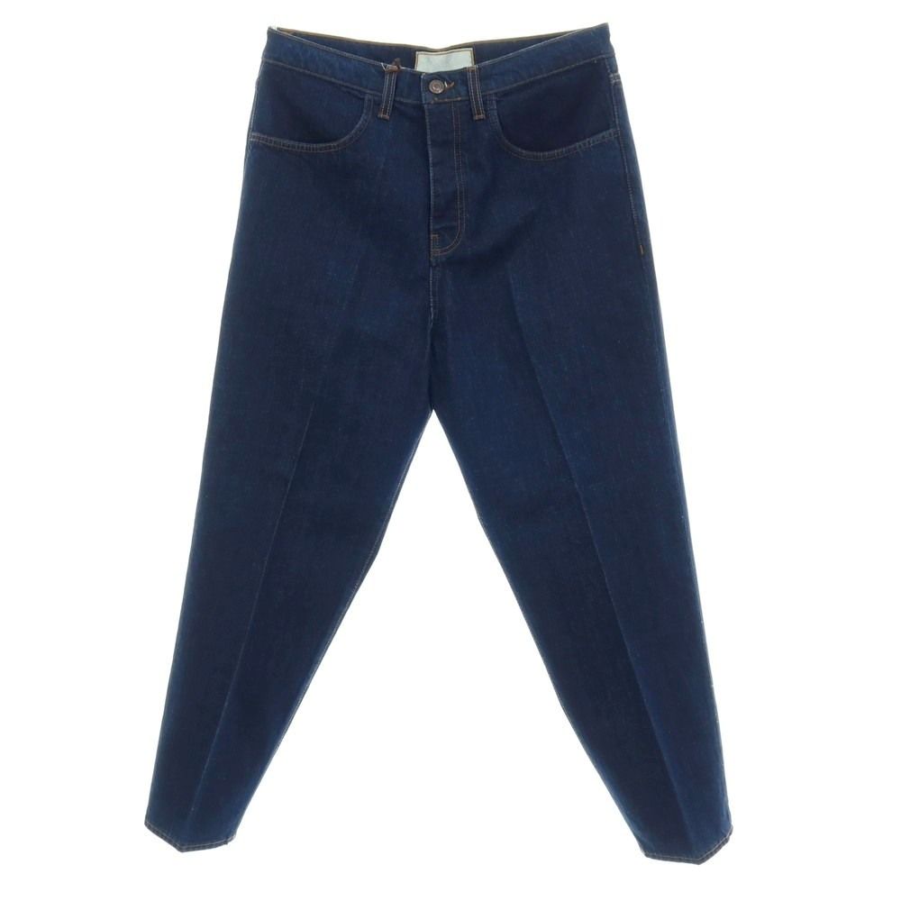 【新品】ボネール BONHEUR OSAKA コットン テーパードシルエット デニムパンツ ジーンズ ネイビー【サイズ32】【メンズ】