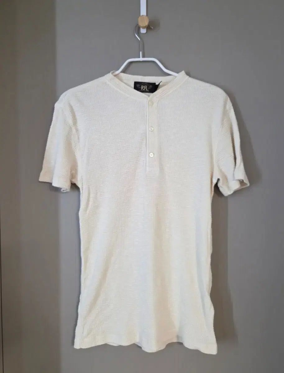 RRL ダブルアールエル ワッフル ヘンリーネック 半袖 Tシャツ M