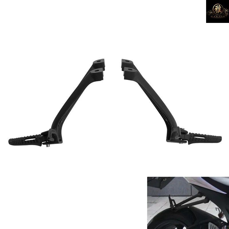 スズキ GSXR600 GSXR750 2006-2007 用モーターサイクル サンドブラック パッセンジャー フットレスト フットペグ ブラケット マウント