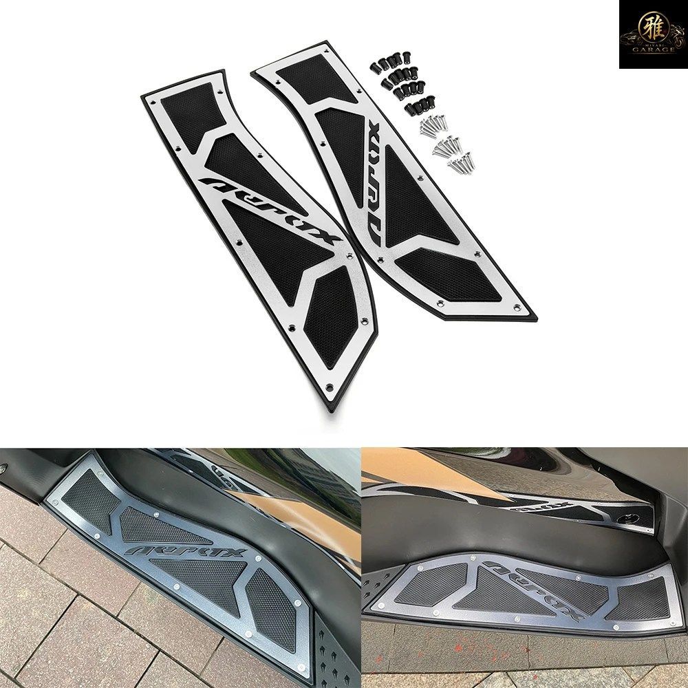 ヤマハ エアロスポーツ X 2023 AEROX/NVX155 2021-2013 2022 用モーターサイクル フットペダル ペグ パッド フットレスト フットパッド フ
