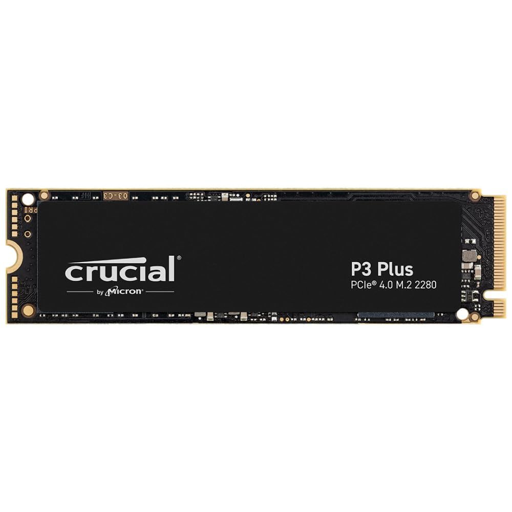 Crucial クルーシャル P3 Plus 500GB 3D NAND NVMe PCIe M.2 内蔵型SSD CT500P3PSSD8【5年保証】 [ブラック] [500gb] [P3 Plus] 33,007円