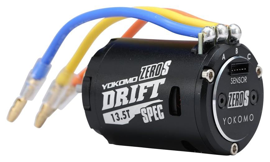 ヨコモ ZERO-Sﾌﾞﾗｼﾚｽﾓｰﾀｰ 13.5T(ﾌﾞﾗｯｸ) YM-S135DBA RCカー部品