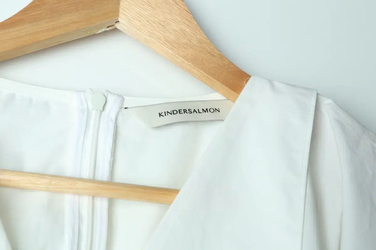 W(F) キンダーサルモン 半袖 Tシャツ ブラウス シャツ 白 レア 実物 