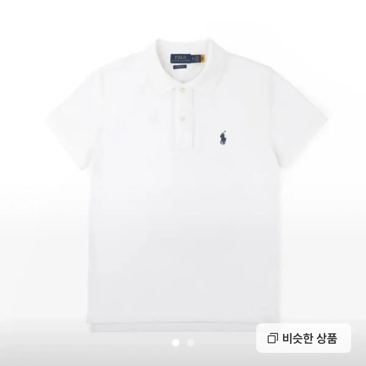 百貨店購入 ポロラルフローレン Classic フィット MESSI メッシ ポロ レディース シャツ 白 xs