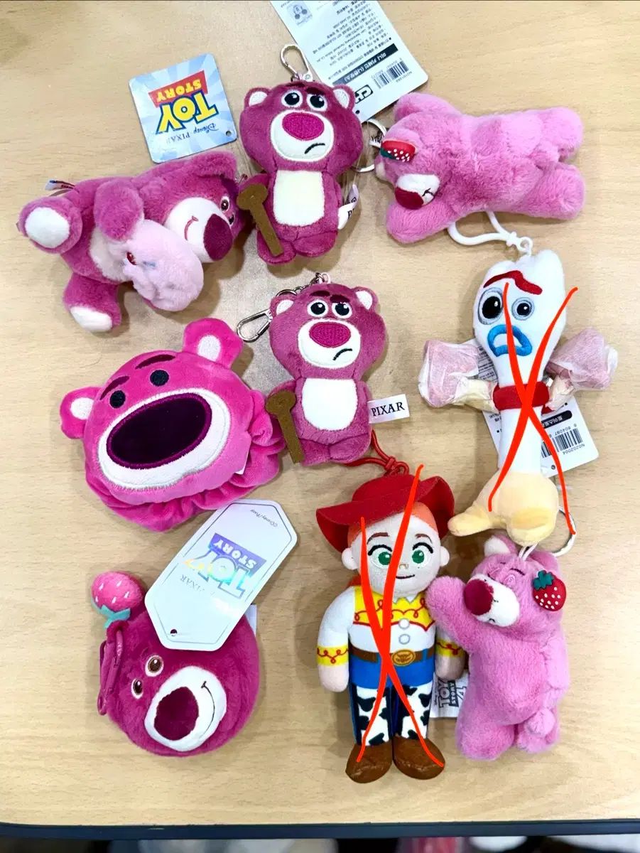 トイストーリー ラッコベア ミニキーホルダー ぬいぐるみガチャ 鍵バッグホルダー まとめ 処分