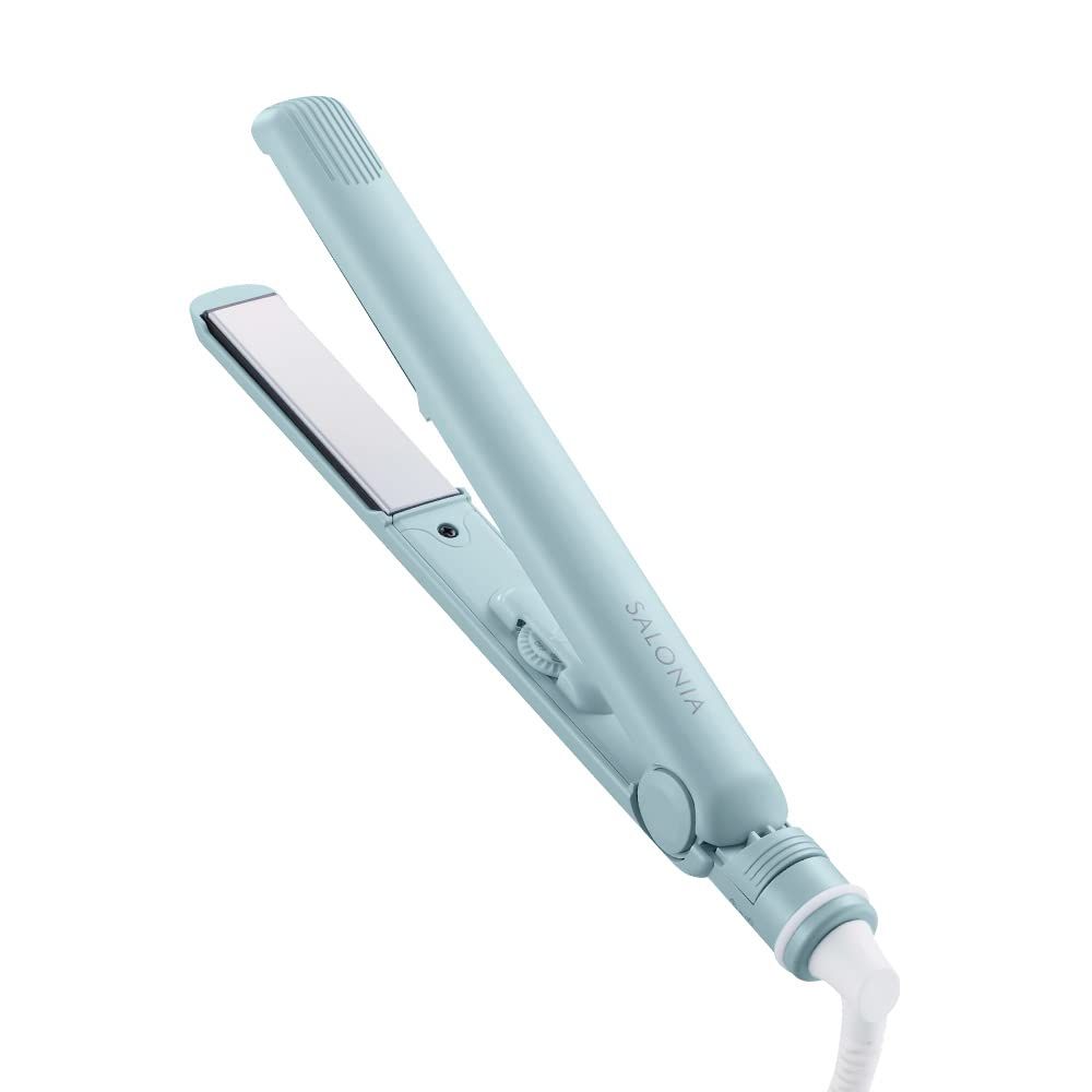 【2022年春夏限定】SALONIA(サロニア) ストレートヘアアイロン チリンブルー 24mm アイロン 家電 美容 美容家電 ヘアケア MAX230℃ プロ仕様t 2a44c4e7