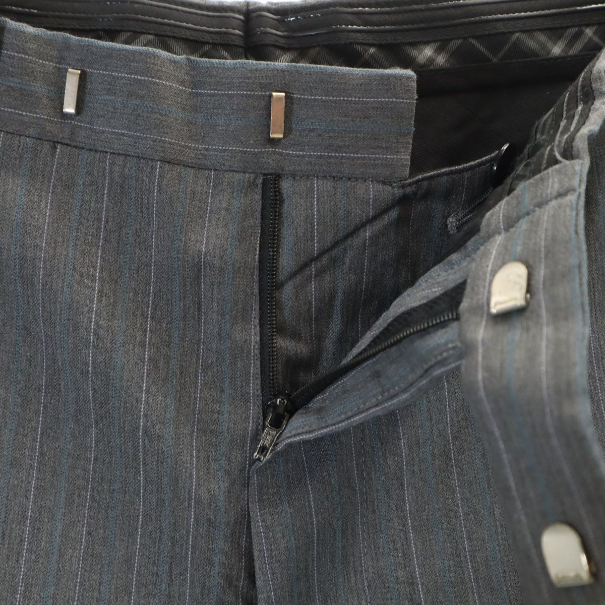 BLACK LABEL CRESTBRIDGE スーツ セットアップ ストライプ BLACK LABEL CRESTBRIDGE ブラックレーベルクレストブリッジ 日本製