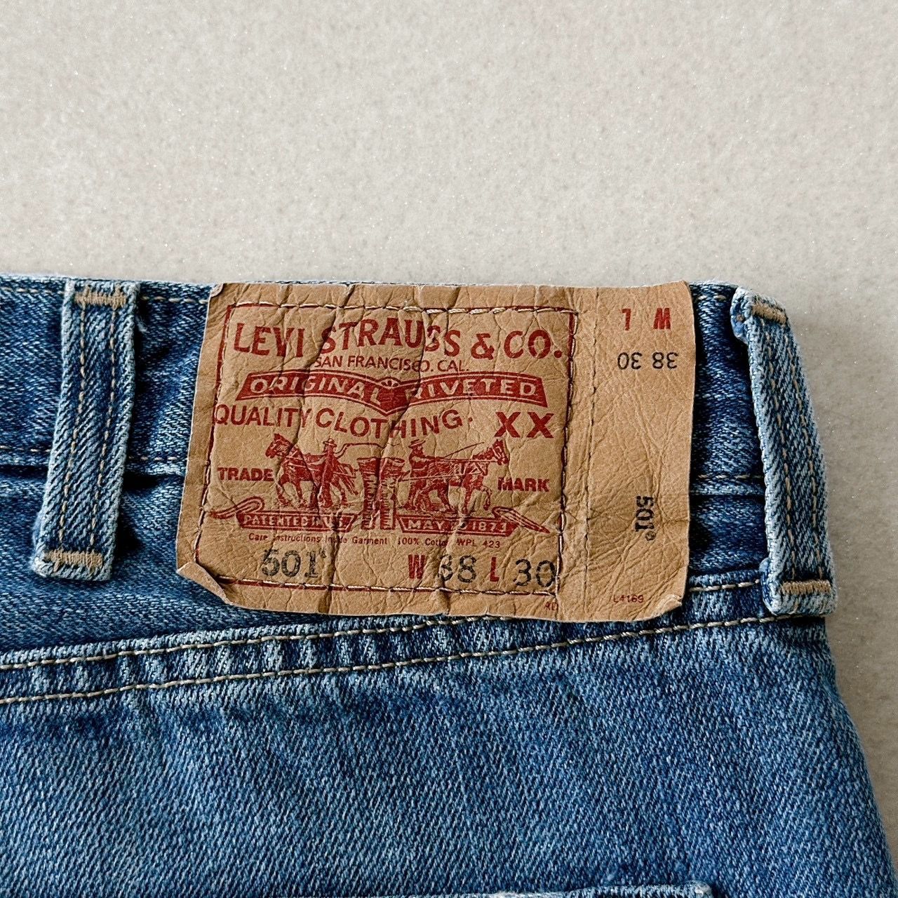 Levi’s 501XX デニムパンツ W38 リーバイス 00s 大きいサイズ Levi's501 W38 デニムパンツ ビッグサイズ 00s - メルカリ