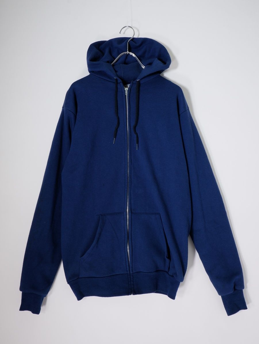VINTAGE.ヴィンテージ品 80's 80年代 裏サーマル ジップスウェットパーカーYKK【サイズ表記無し(L程度)】【MTSA82031】
