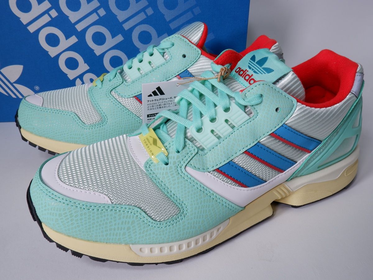 adidas Originalsアディダス オリジナルス atmosアトモス別注ZX 8000 atmos G-SNK11 Hydra BAHMIN/ACTTEA/FROBLU JS4601新品【US10(28cm)】【MFWA81334】