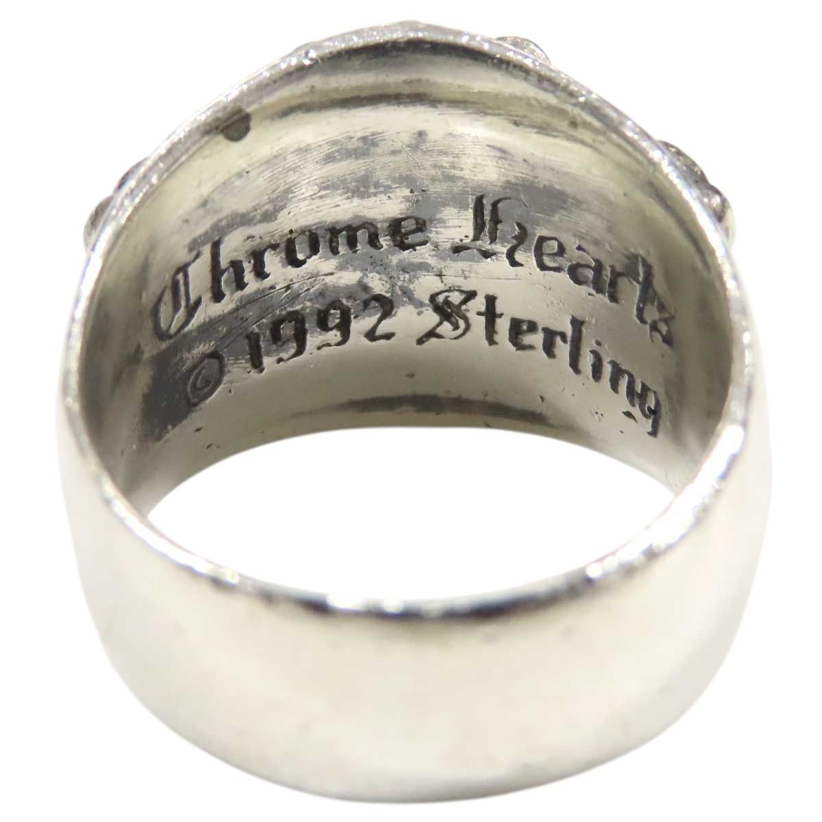 クロムハーツ キーパー ダイヤ リング 20号 Sterling 1Pダイヤ ユニ 