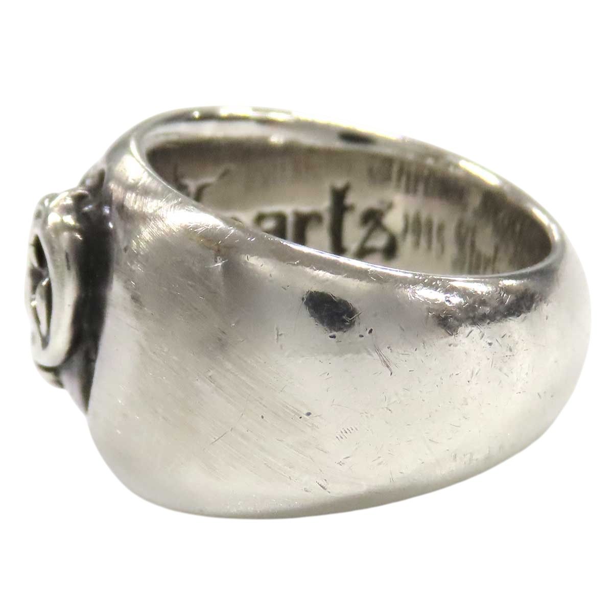 クロムハーツ ハート イン バンド リング 6.5号 Sterling ユニセックス 