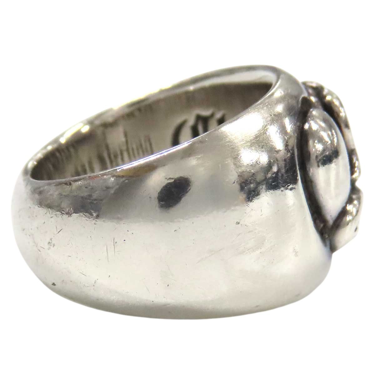 クロムハーツ ハート イン バンド リング 6.5号 Sterling ユニセックス 