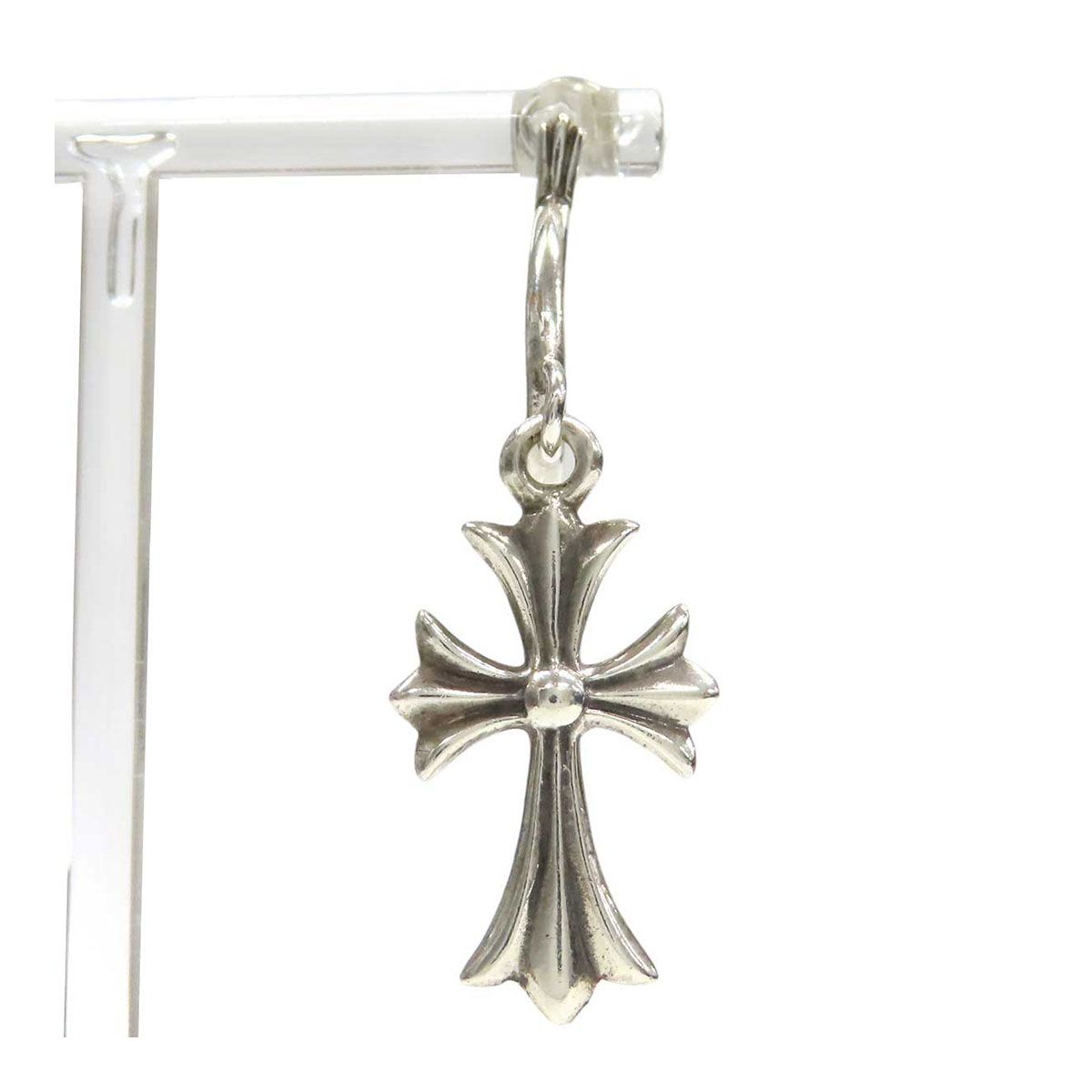 Chrome Hearts タイニーCHクロスフープピアス 【公式通販】