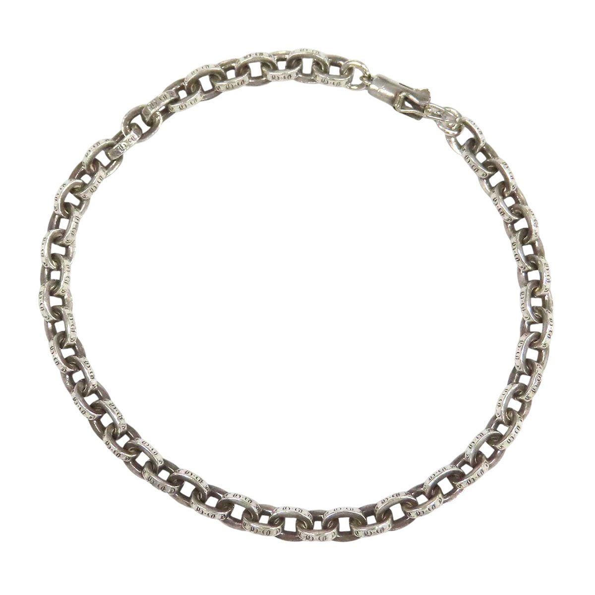 クロムハーツ ペーパー チェーン ブレスレット 8inch SV925(本体) 14K(留め具) ユニセックス CHROME HEARTS【中古】 【アパレル・小物】