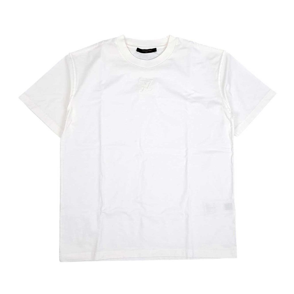ルイヴィトン エンボス LV Tシャツ RM241Q DT3 HNY55W メンズ ホワイト