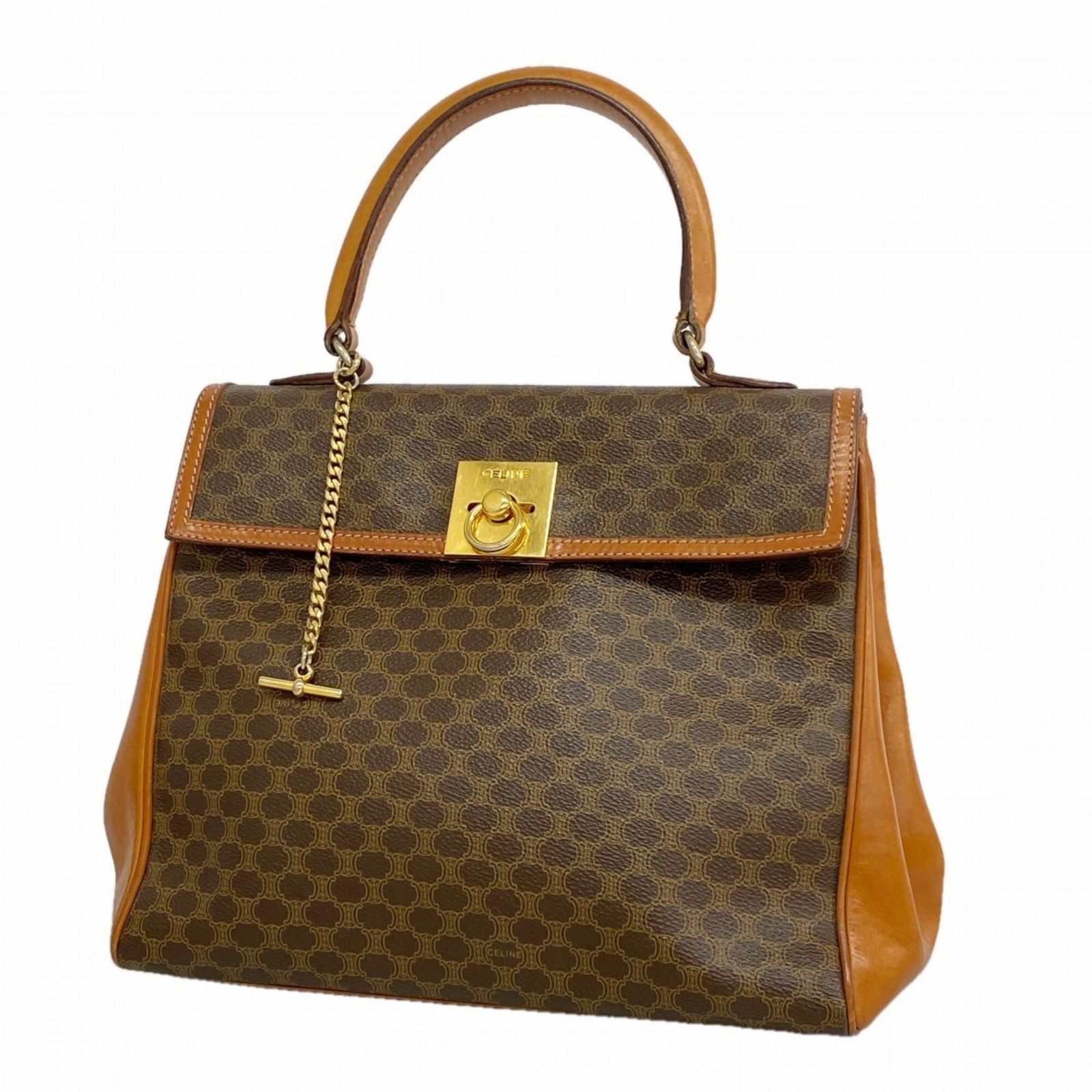 セリーヌ(Celine) セリーヌ ハンドバッグ マカダム ブラウン レディース
