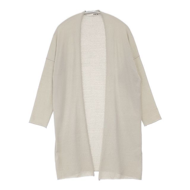 evam eva cotton ramie robe コットンラミーローブ 定価27500円 E231K056 コート ベージュ レディース エヴァムエヴァ【中古】6-0518M∞