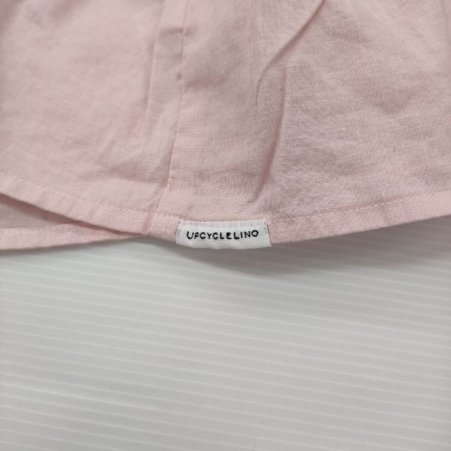 nest Robe/UpcycleLino 未使用 天然染め切替ギャザ ーブラウス 定価 