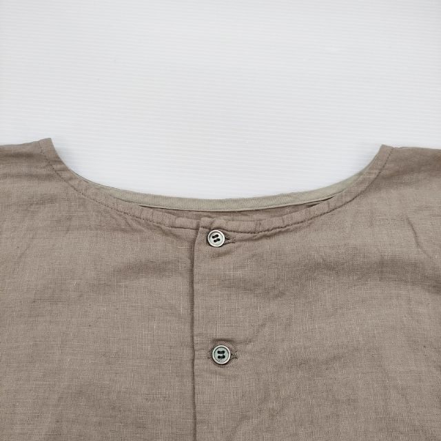 nest Robe/UpcycleLino キャンディスリーブ2wayボレロブラウス 01232