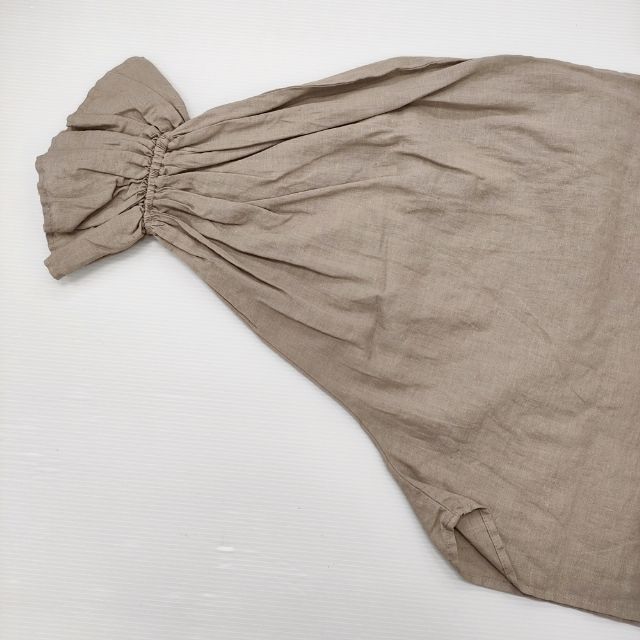 nest Robe/UpcycleLino キャンディスリーブ2wayボレロブラウス 01232