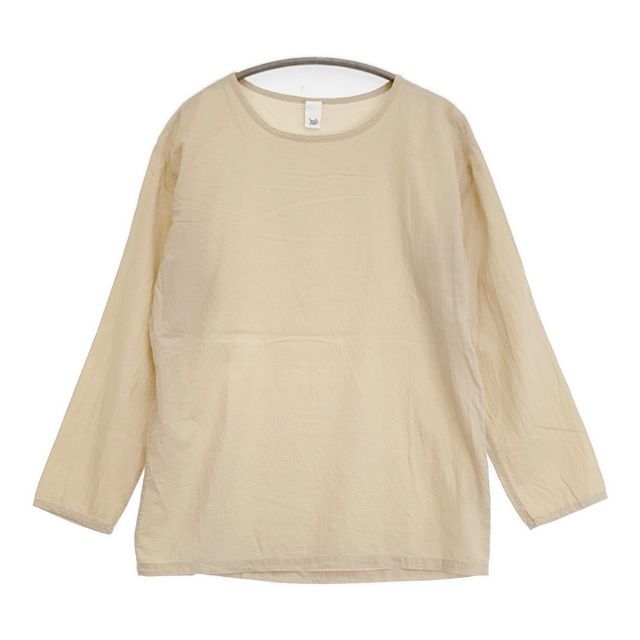 Yoli Simple blouse シンプルブラウス YL-TP09-21AW コットン FREE ブラウス シャツ 21AW ベージュ レディース ヨリ【中古】6-0518M∞