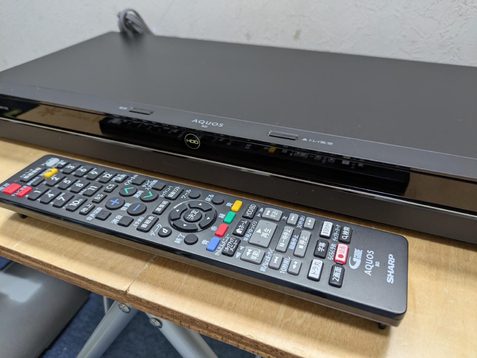 SHARP シャープ 2番組同時1TBHDD内蔵ブルーレイレコーダー BD-NW1100