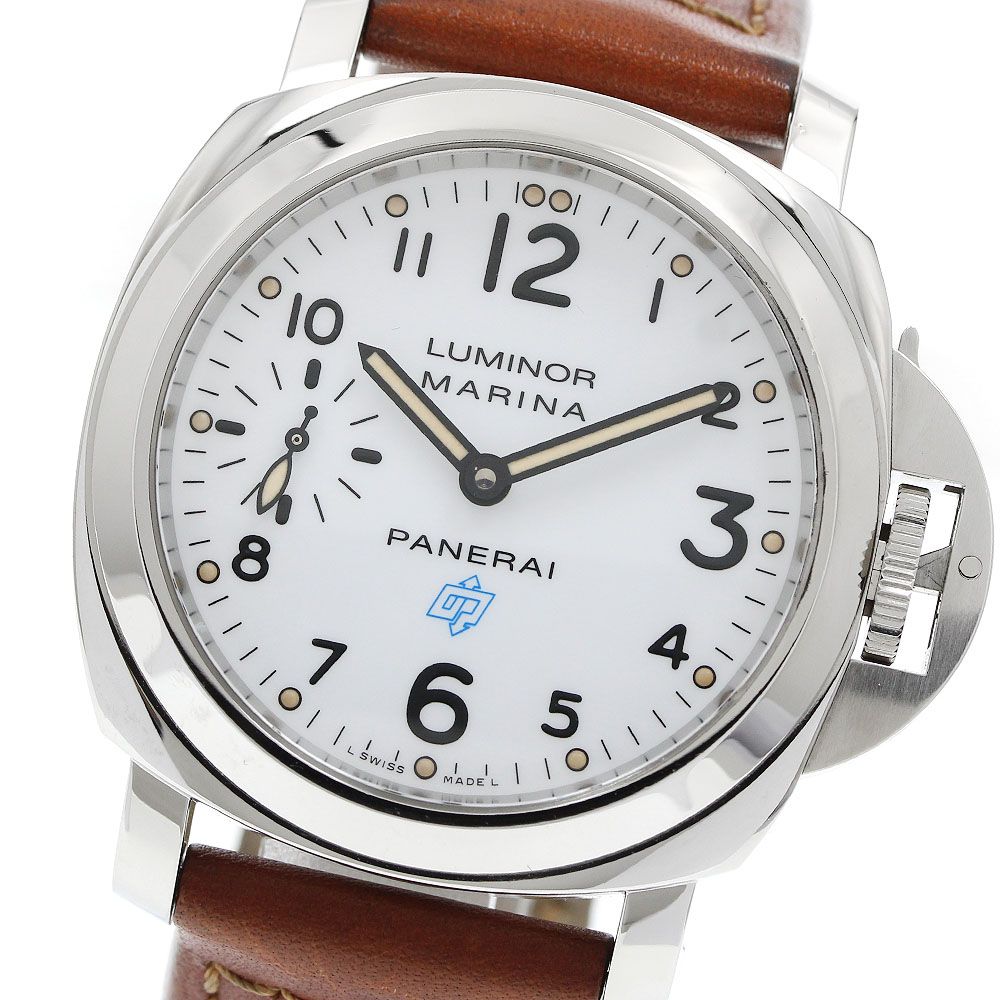 パネライ PANERAI PAM00660 ルミノールマリーナ ロゴ アッチャイオ スモールセコンド 手巻き メンズ 箱・保証書付き_945486