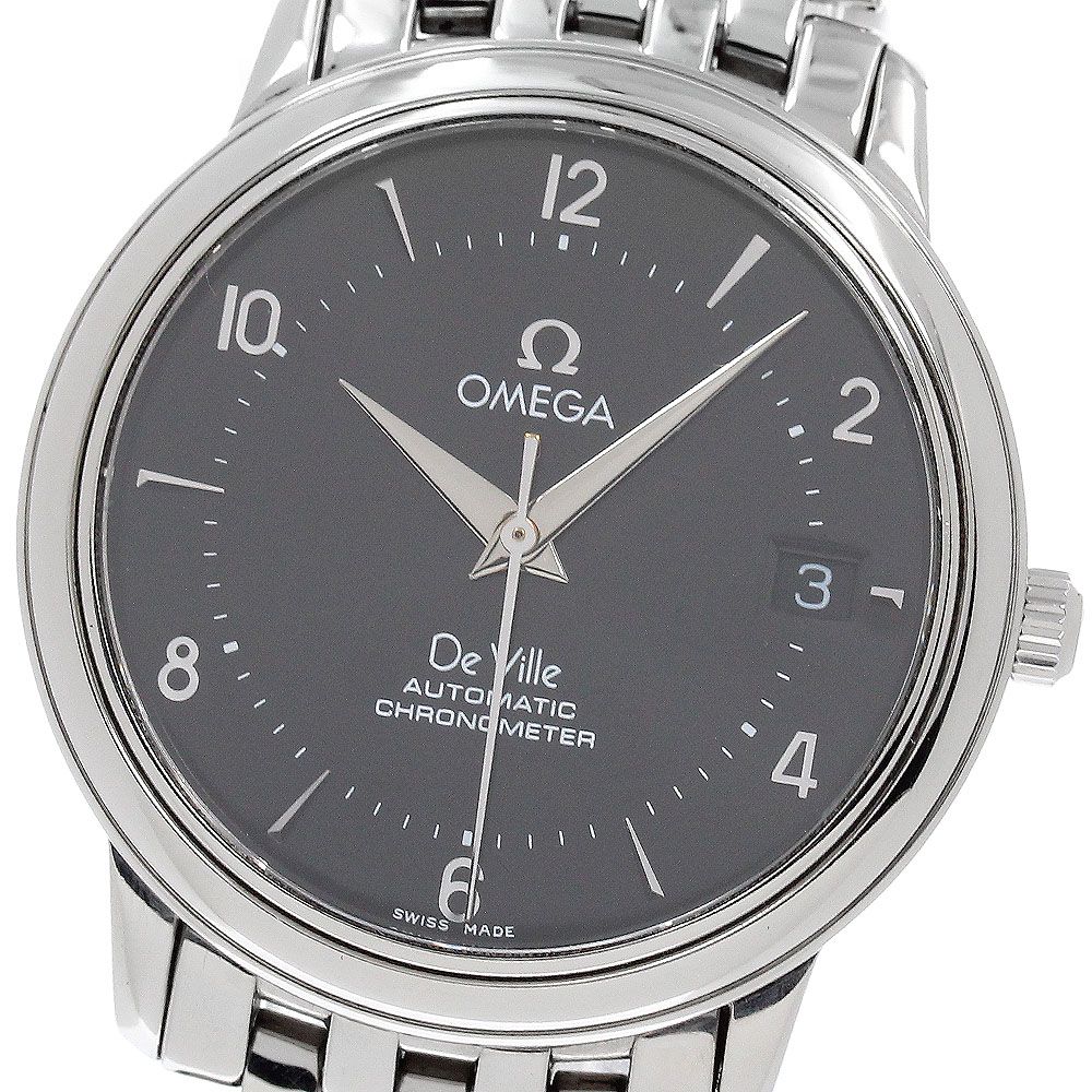 オメガ OMEGA 4512.50 デビル プレステージ コーアクシャル デイト 自動巻き メンズ 良品 _957919
