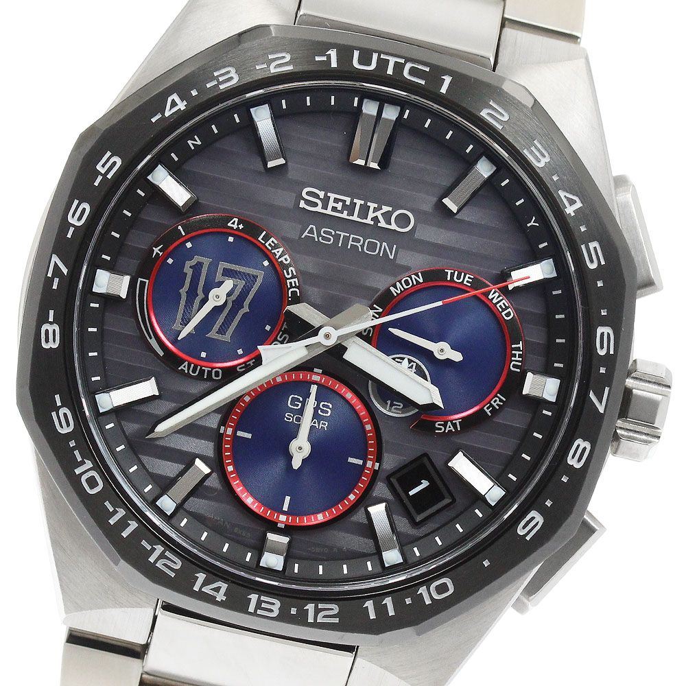 セイコー SEIKO SBXC141/5X53-0CF0 アストロン ネクスター 大谷翔平 2023 クロノグラフ ソーラー電波 メンズ 美品 箱・保証書付き_956533