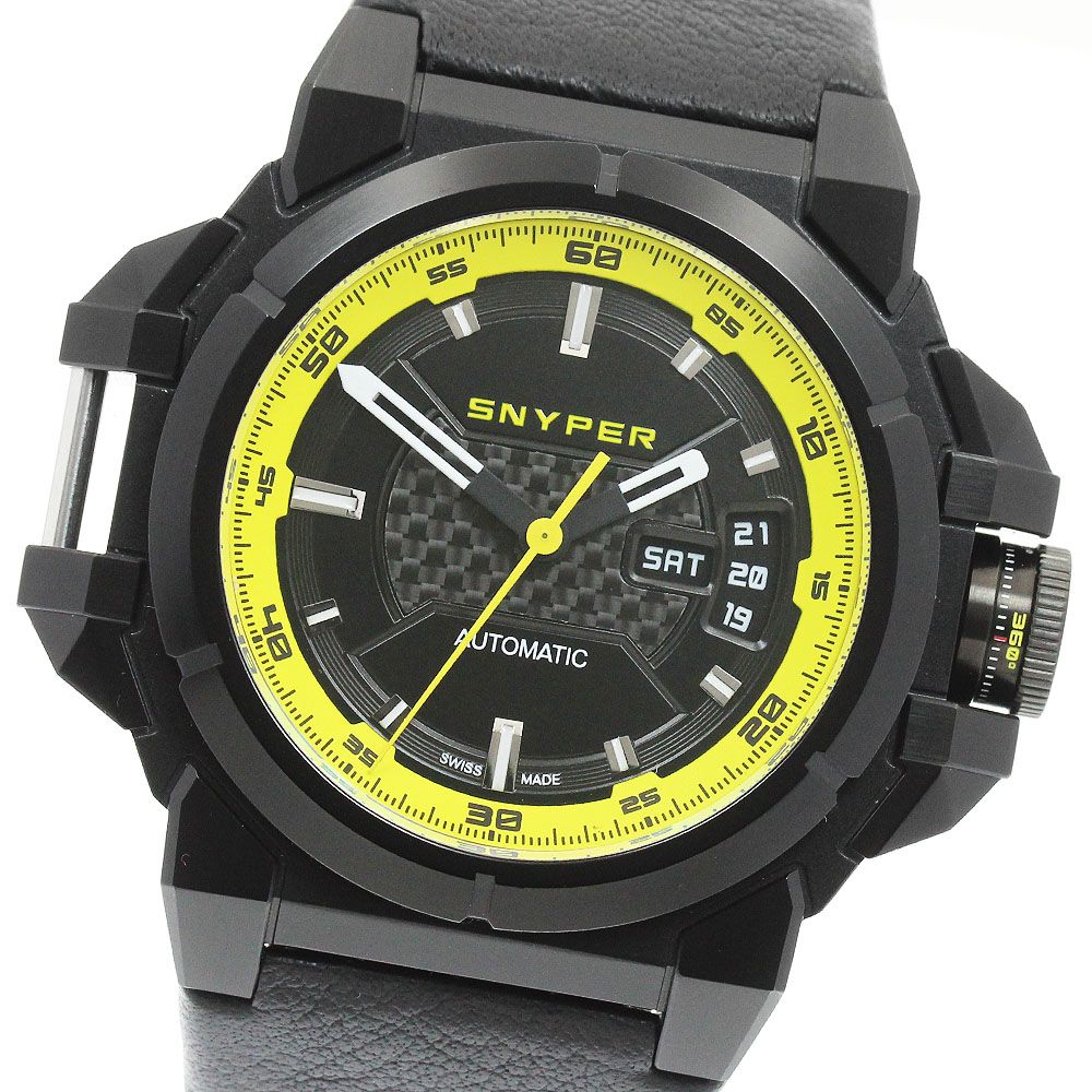 スナイパー SNYPER 20.260.OL スナイパー2 イエローエディション 自動巻き メンズ 極美品 _962226