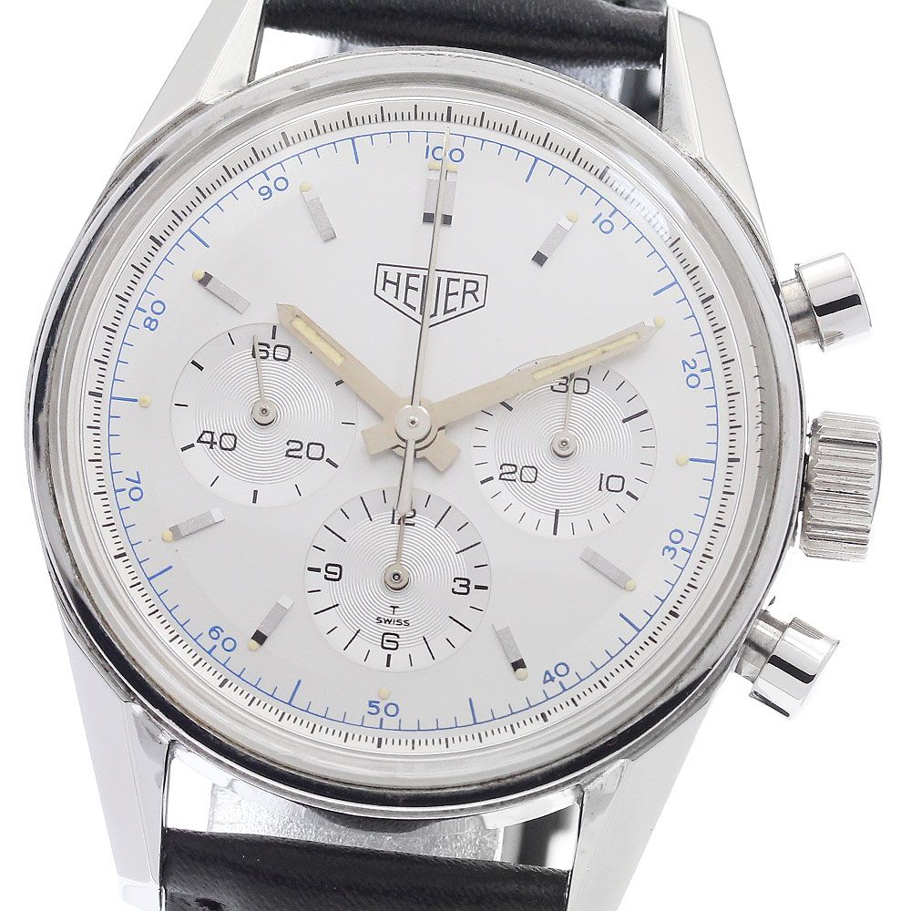 訳あり ホイヤー Heuer CS3110.BC0725 クラシック カレラ クロノグラフ スモールセコンド 手巻き メンズ 箱・保証書付き_943804