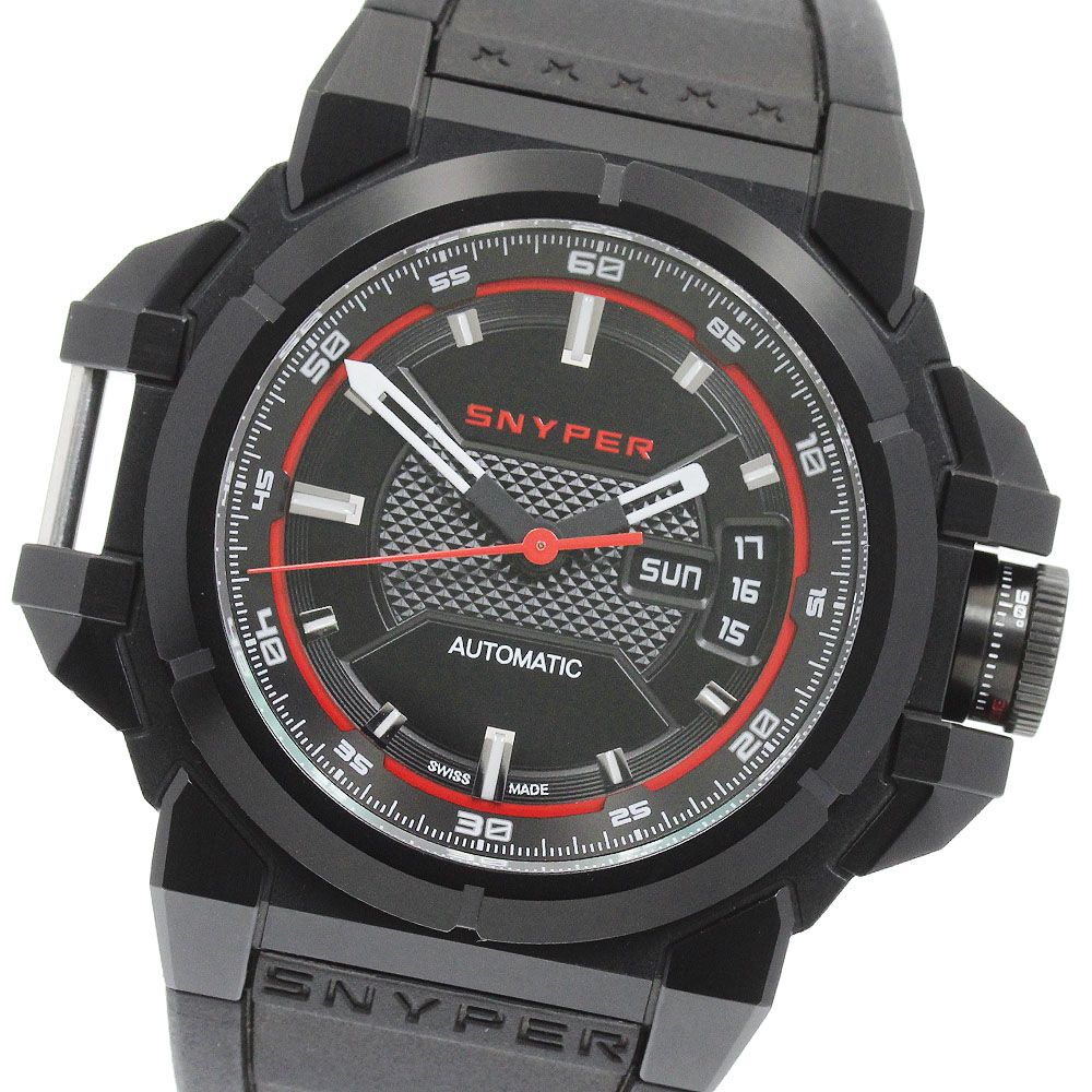 スナイパー SNYPER 20.200.OR スナイパー2 ブラック デイデイト 自動巻き メンズ 極美品 _962225