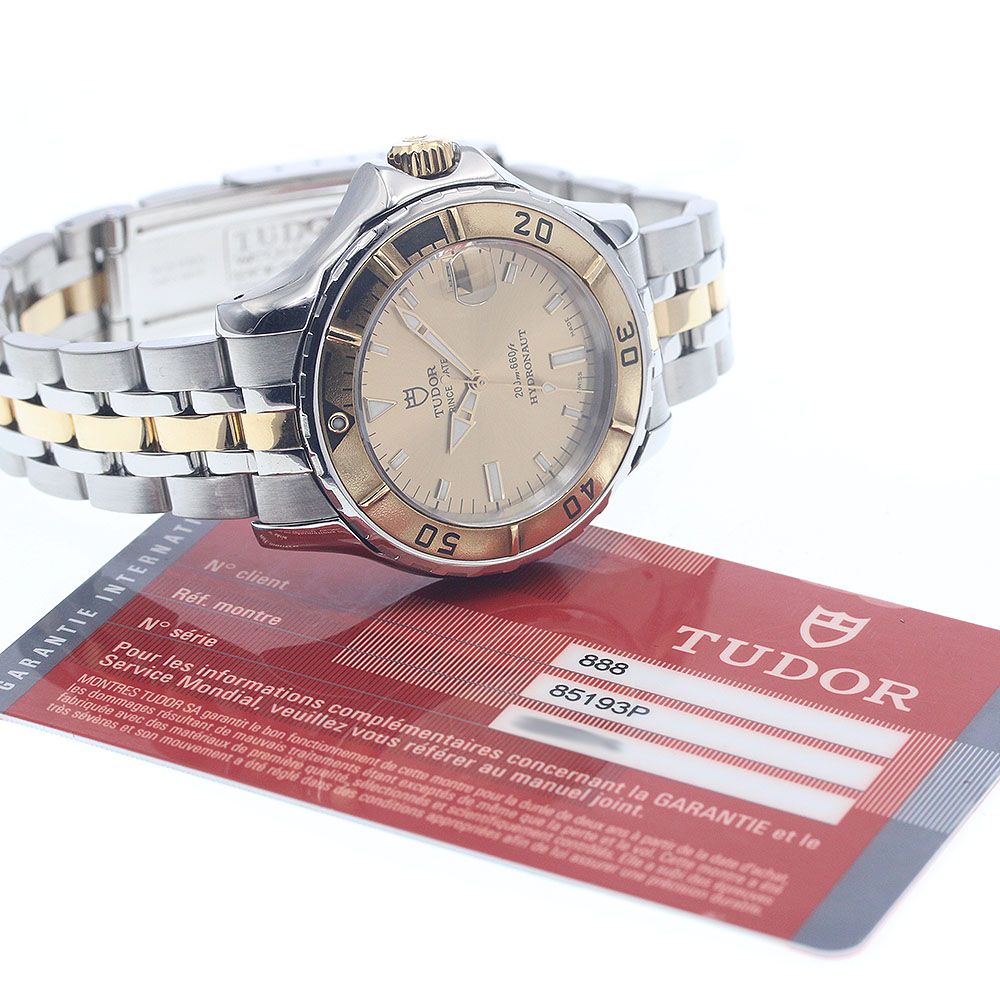 チュードル TUDOR 85193P ハイドロノート デイト 自動巻き ボーイズ