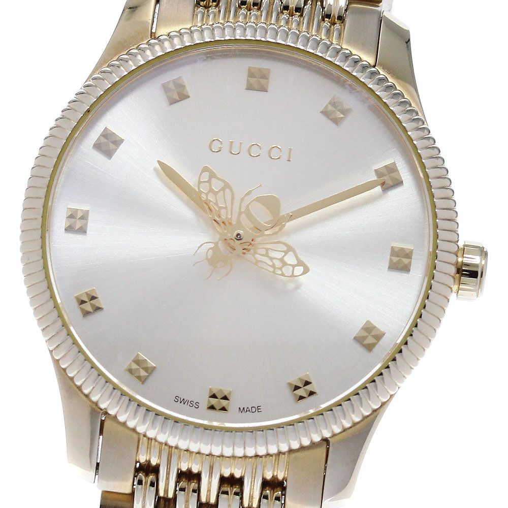 グッチ GUCCI 126.5/YA1265021 Gタイムレス ビー クォーツ レディース _962274