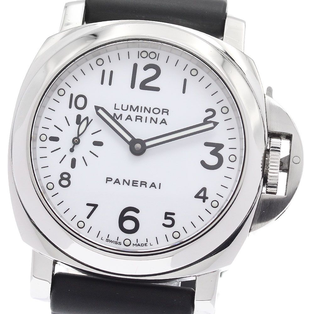 パネライ PANERAI PAM00113 ルミノールマリーナ スモールセコンド 手巻き メンズ 良品 保証書付き_958858