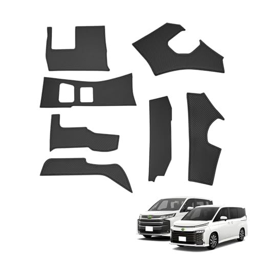 Cartist 新型 ヴォクシー90系 ノア90系 に適用 キックガード トリムカバー ラゲッジルームガード プロテクター 保護 VOXY90 NOAH90 90系 2022年1月-現行 カスタム 車種専用設計 ト PVCレザー 汚れ防止 キ f2d9dde7