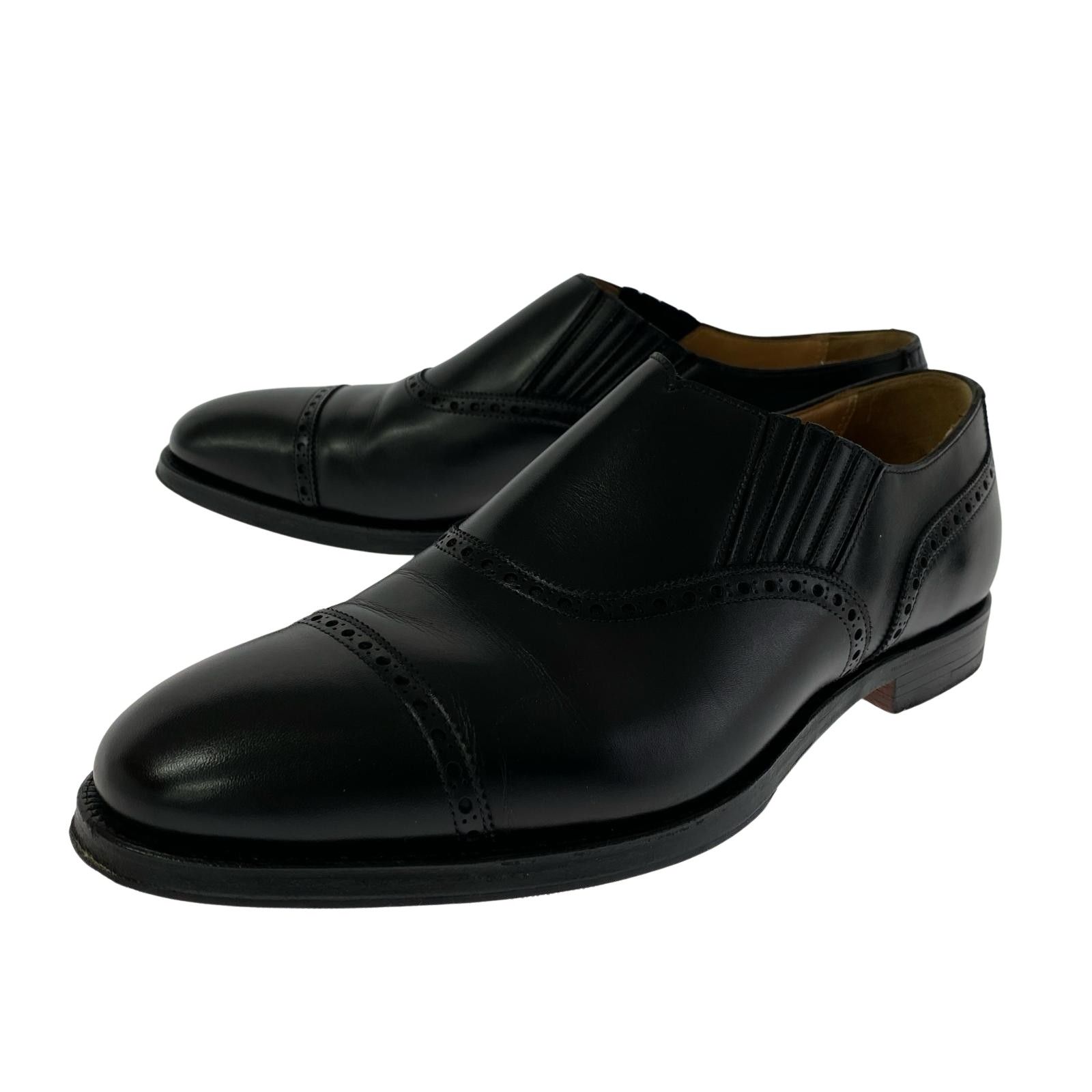 CROCKETT&JONES サイド　エラスティック　レザーシューズ 8E