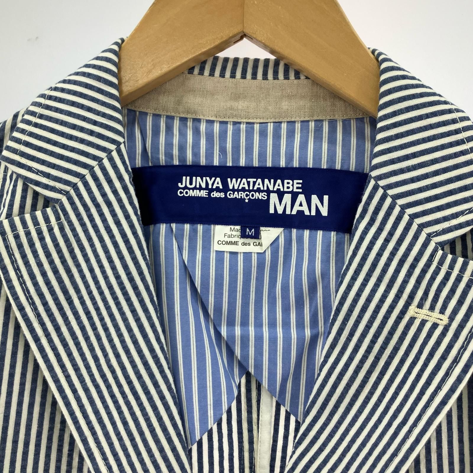 JUNYA WATANABE COMME des GARCONS ｼﾞｬｹｯﾄ 14SS ｼｱｻｯｶｰｼﾞｬｹｯﾄ M - メルカリ