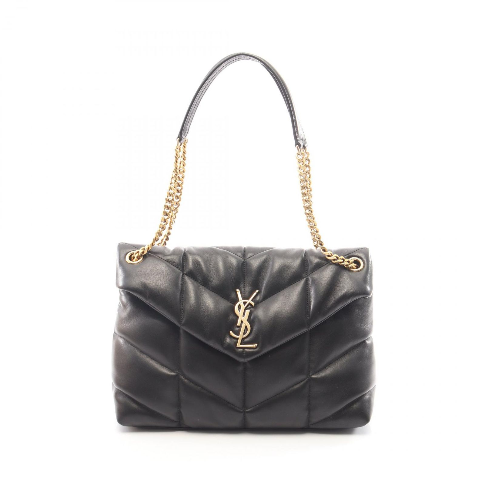 SAINT LAURENT PARIS サンローランパリ ルルパファー ショルダーバッグ