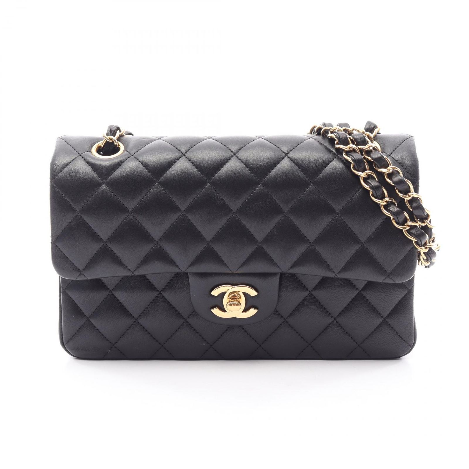 CHANEL シャネル マトラッセ Wフラップ ショルダーバッグ