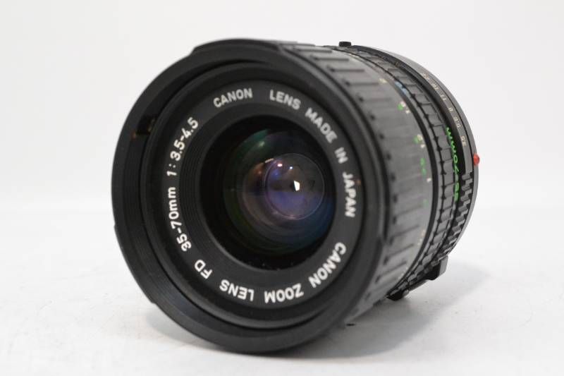★動作品★キャノン AE-1 FD 35-70mm 1:3.5-4.5 #78g □【美品】 キヤノン Canon AE-1 Program ブラック FD 35-70mm F3.5