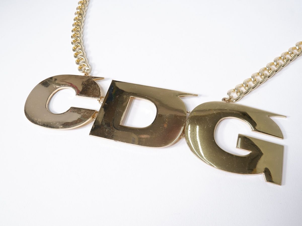 COMME des GARCONSコムデギャルソン CDG ゴールドチェーンネックレス