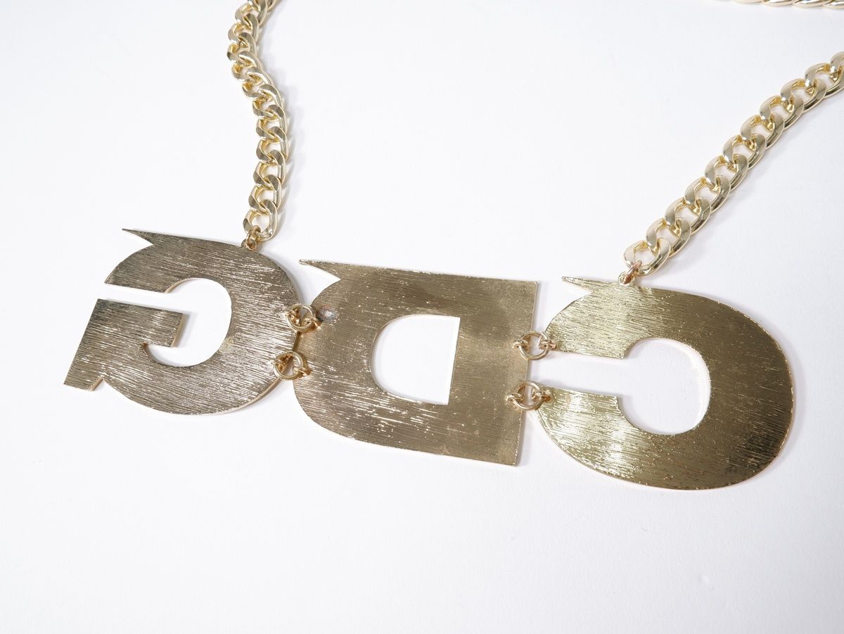 COMME des GARCONSコムデギャルソン CDG ゴールドチェーンネックレス