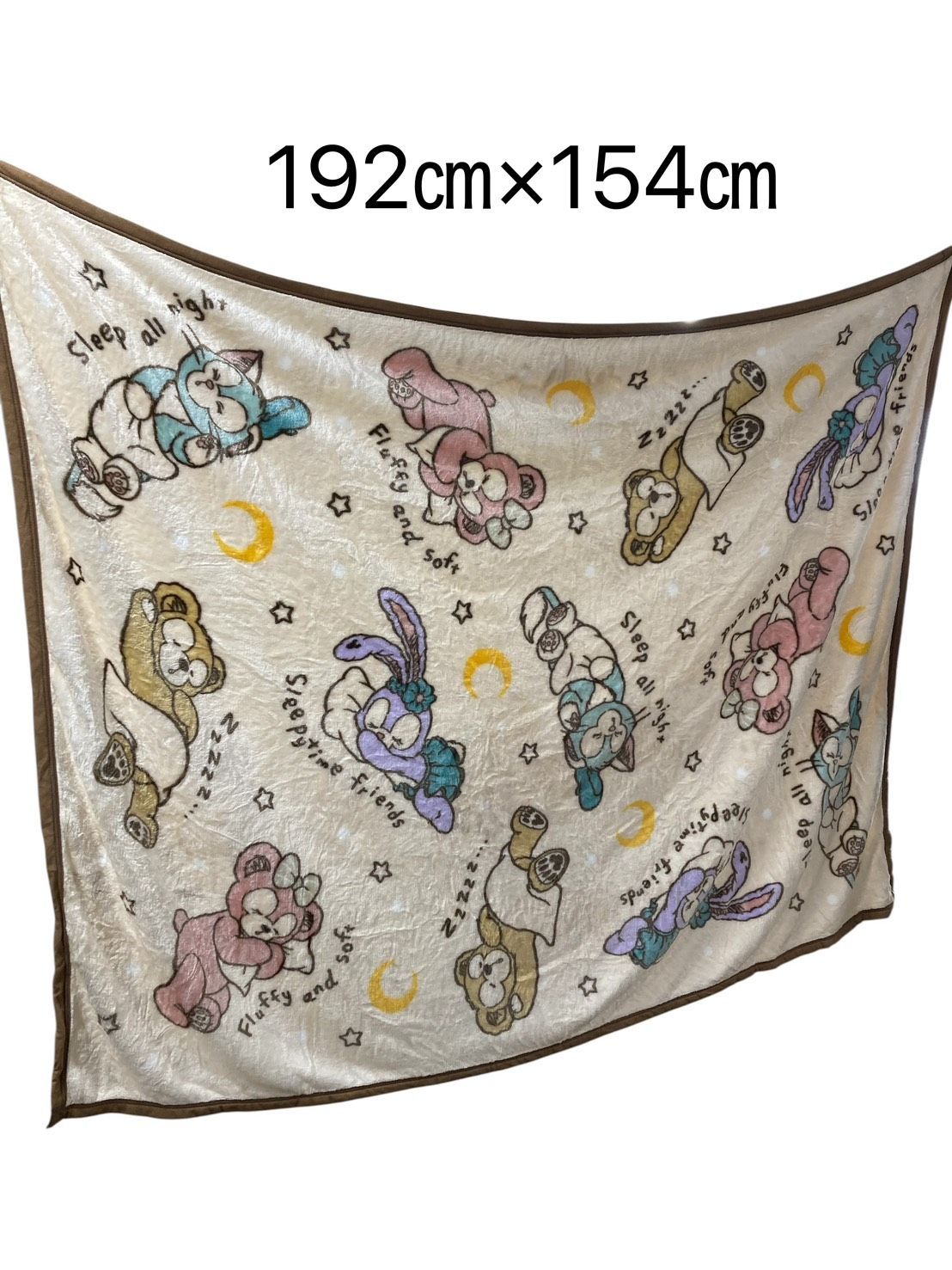 東京ディズニーシー　ダッフィー&フレンズ　スウィートドリームス毛布【新品未使用】