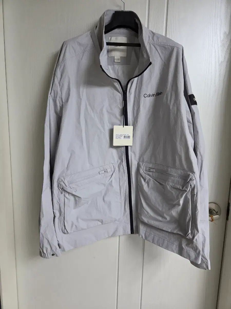 新品 Calvin Klein カルバン・クライン ウィンドブレーカー ジャケット グレー